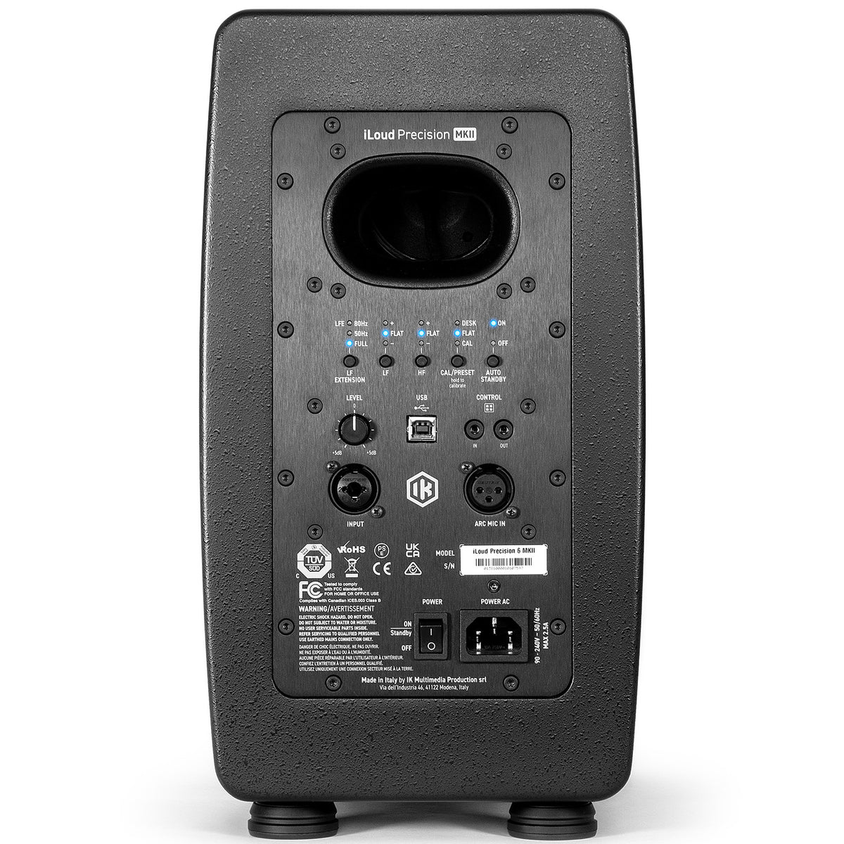IK Multimedia iLoud Precision 6 MKII Two-Way Active Nearfield Studio Monitor - Single