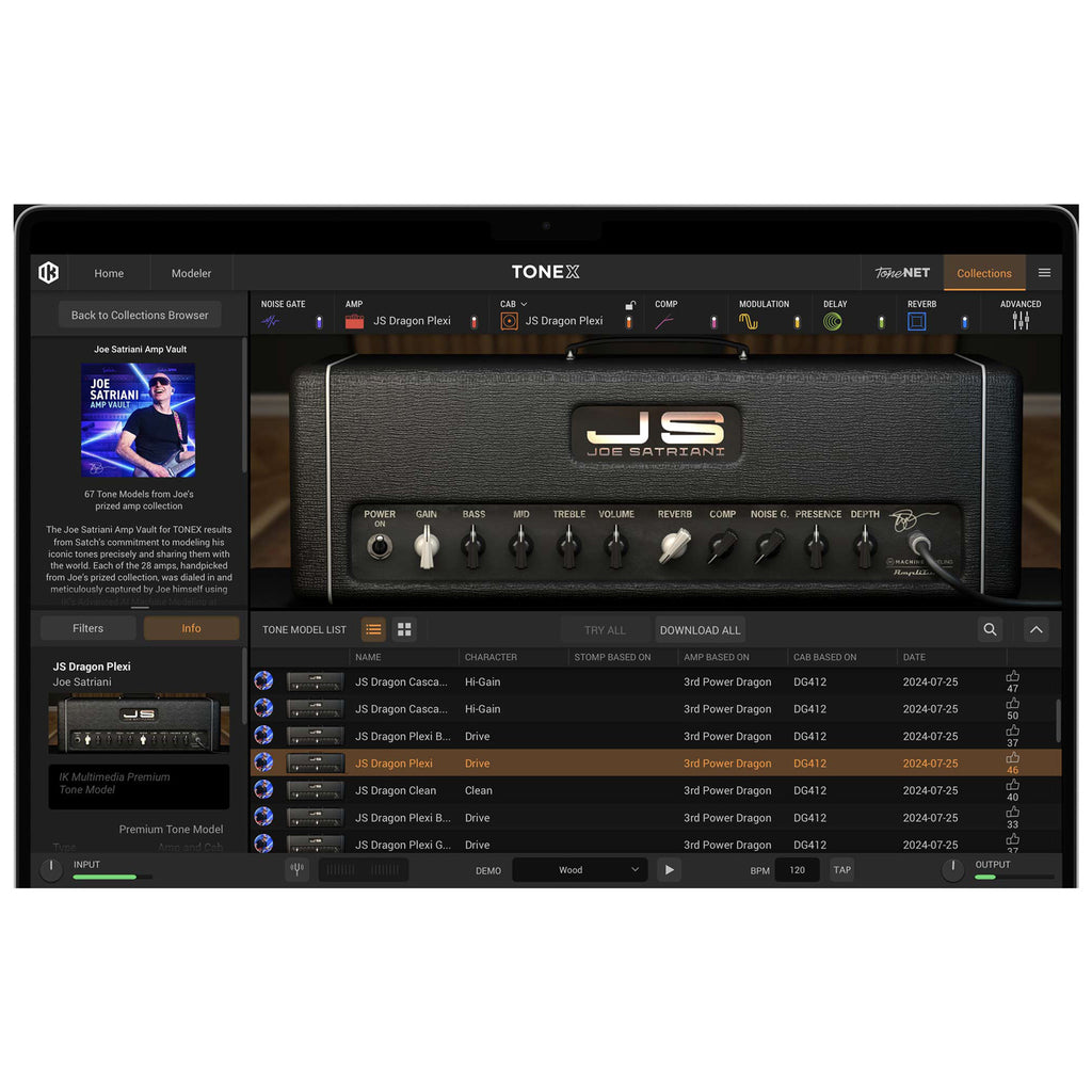 IK Multimedia Joe Satriani Amp Vault - Electronic Delivery