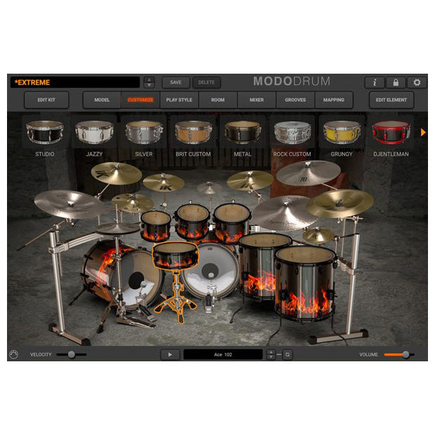IK Multimedia MODO DRUM Kit - Extreme - Electronic Delivery