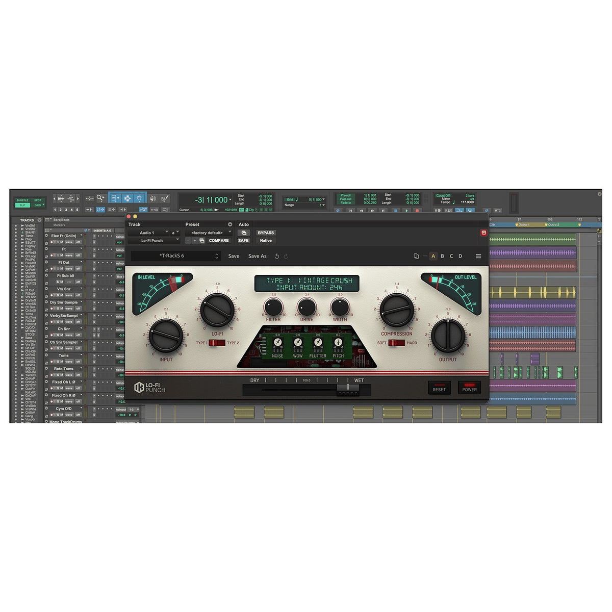 IK Multimedia T-RackS Lo-Fi Punch Plug-in - Electronic Delivery
