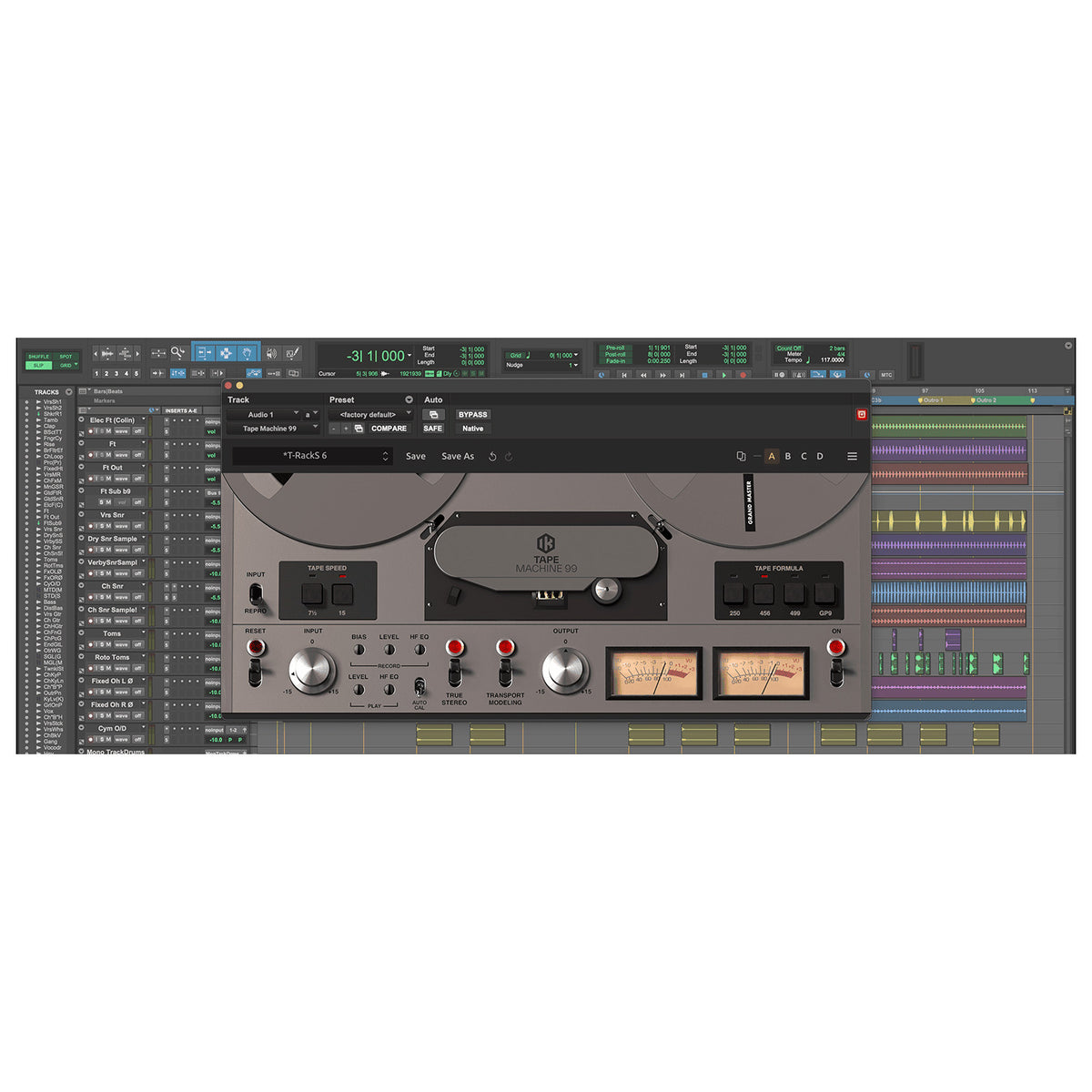 IK Multimedia T-RackS Tape Machine 99 Virtual Tape Machine Plug-in - Electronic Delivery