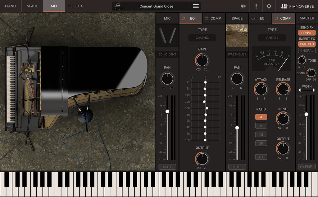 IK Multimedia Pianoverse Concert Grand YF3 Virtual Piano Instrument - Electronic Delivery