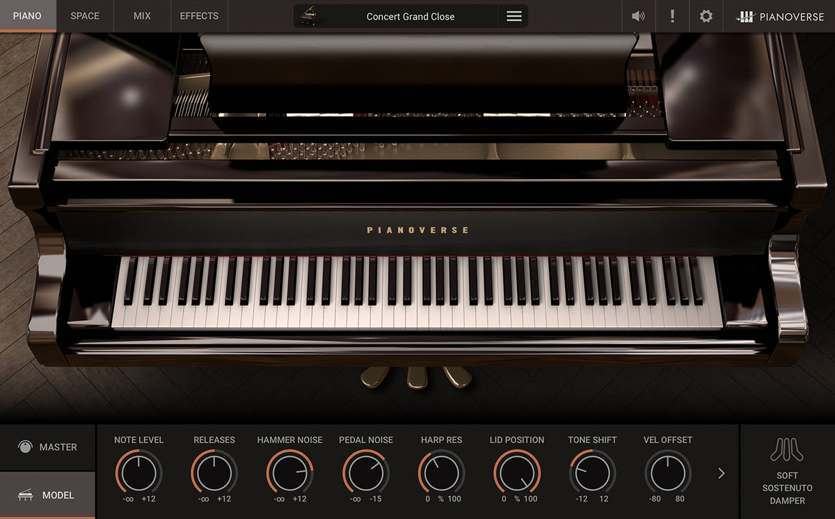 IK Multimedia Pianoverse Concert Grand YF3 Virtual Piano Instrument - Electronic Delivery