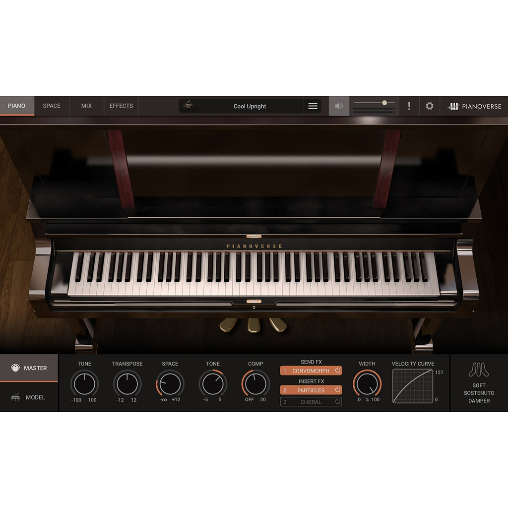 IK Multimedia Pianoverse Royal Upright Y5 Virtual Piano Instrument - Electronic Delivery