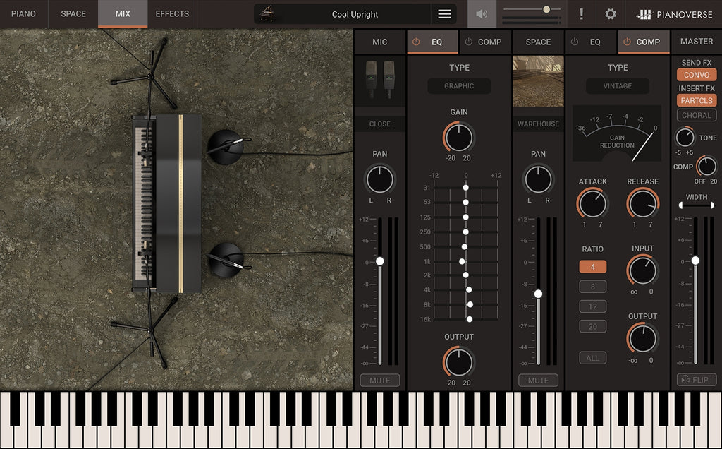 IK Multimedia Pianoverse Royal Upright Y5 Virtual Piano Instrument - Electronic Delivery