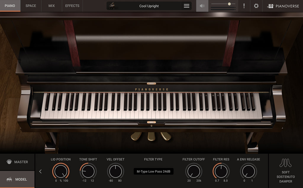 IK Multimedia Pianoverse Royal Upright Y5 Virtual Piano Instrument - Electronic Delivery