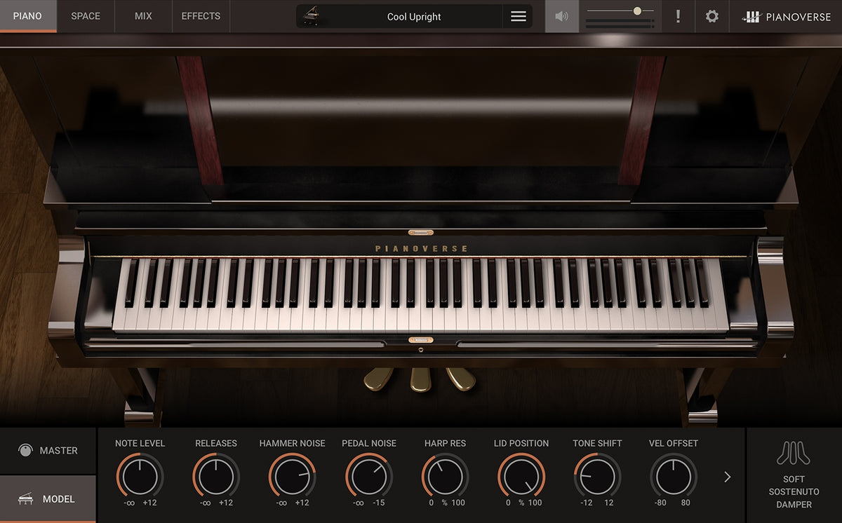 IK Multimedia Pianoverse Royal Upright Y5 Virtual Piano Instrument - Electronic Delivery