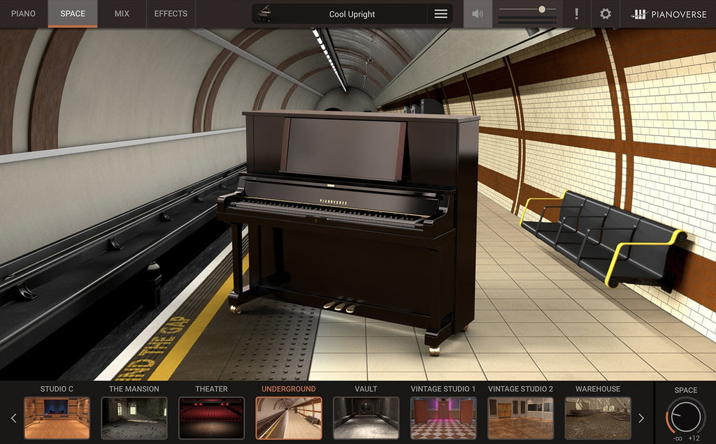 IK Multimedia Pianoverse Royal Upright Y5 Virtual Piano Instrument - Electronic Delivery