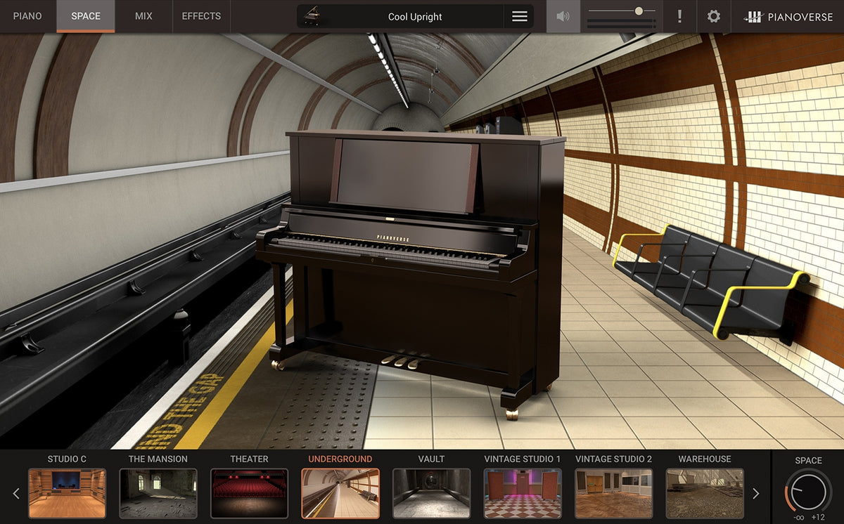 IK Multimedia Pianoverse Royal Upright Y5 Virtual Piano Instrument - Electronic Delivery