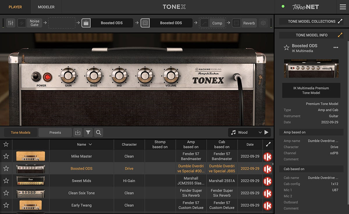 IK Multimedia TONEX SE Amp/Cab/Pedal Modeling Software - Elec Del