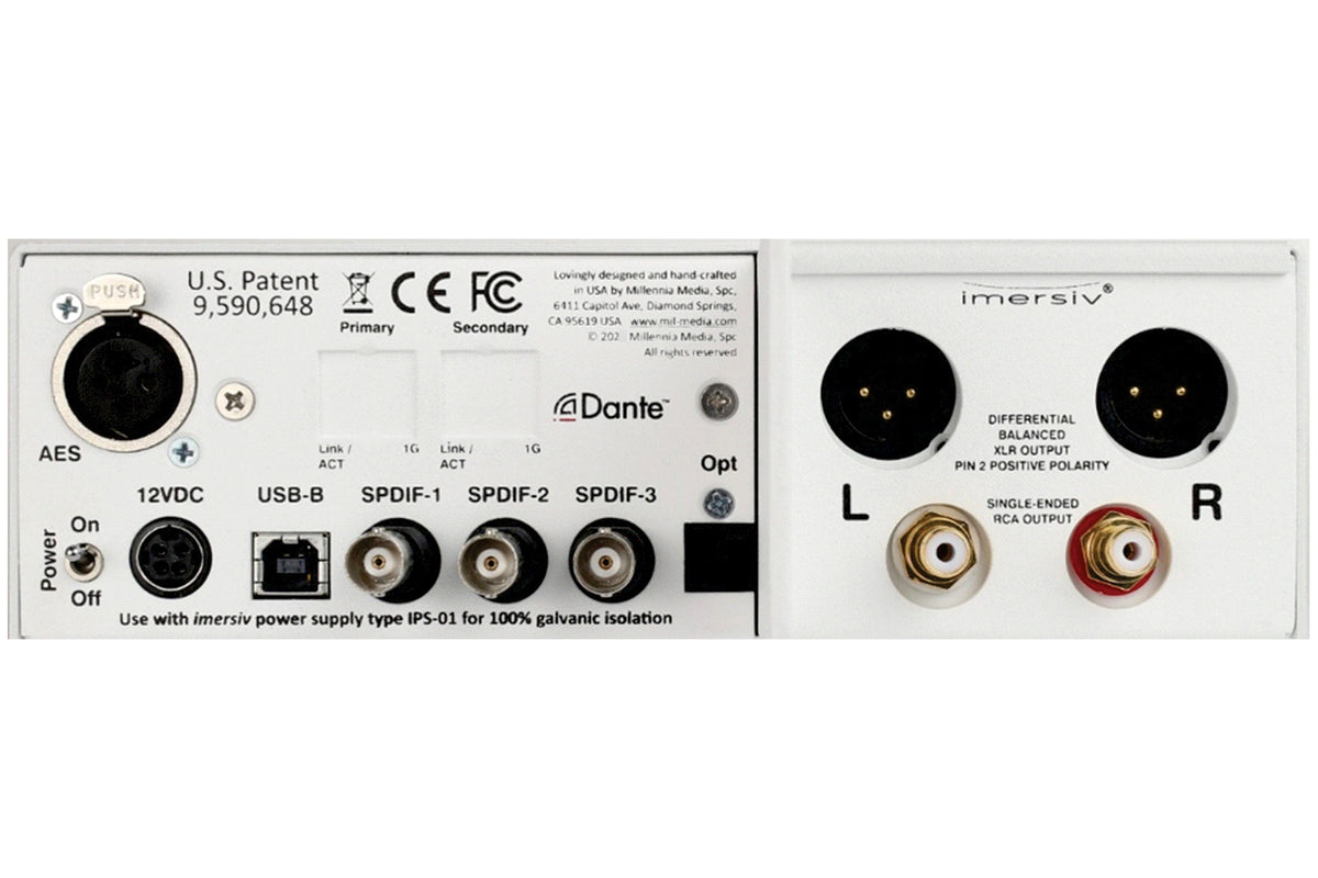 Imersiv D-1 Multi-Path HDR-A D/A Converter - Silver