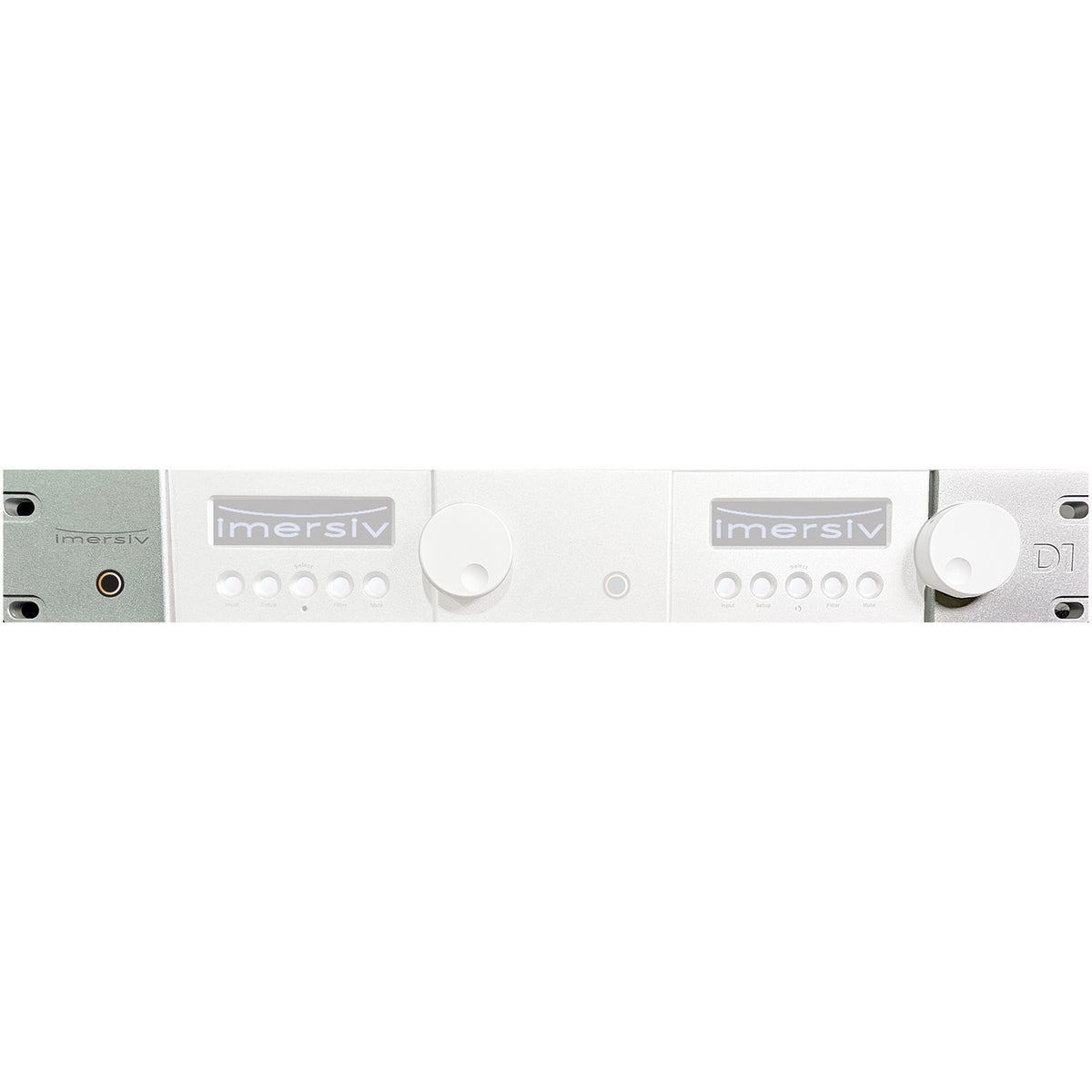 Imersiv R2S Dual 19" Rack Panel for D-1 - Silver