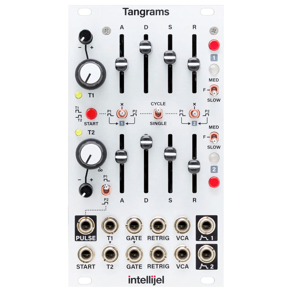 Intellijel Tangrams 3U Dual ADSR/VCA with Cycling Gate Pulsers
