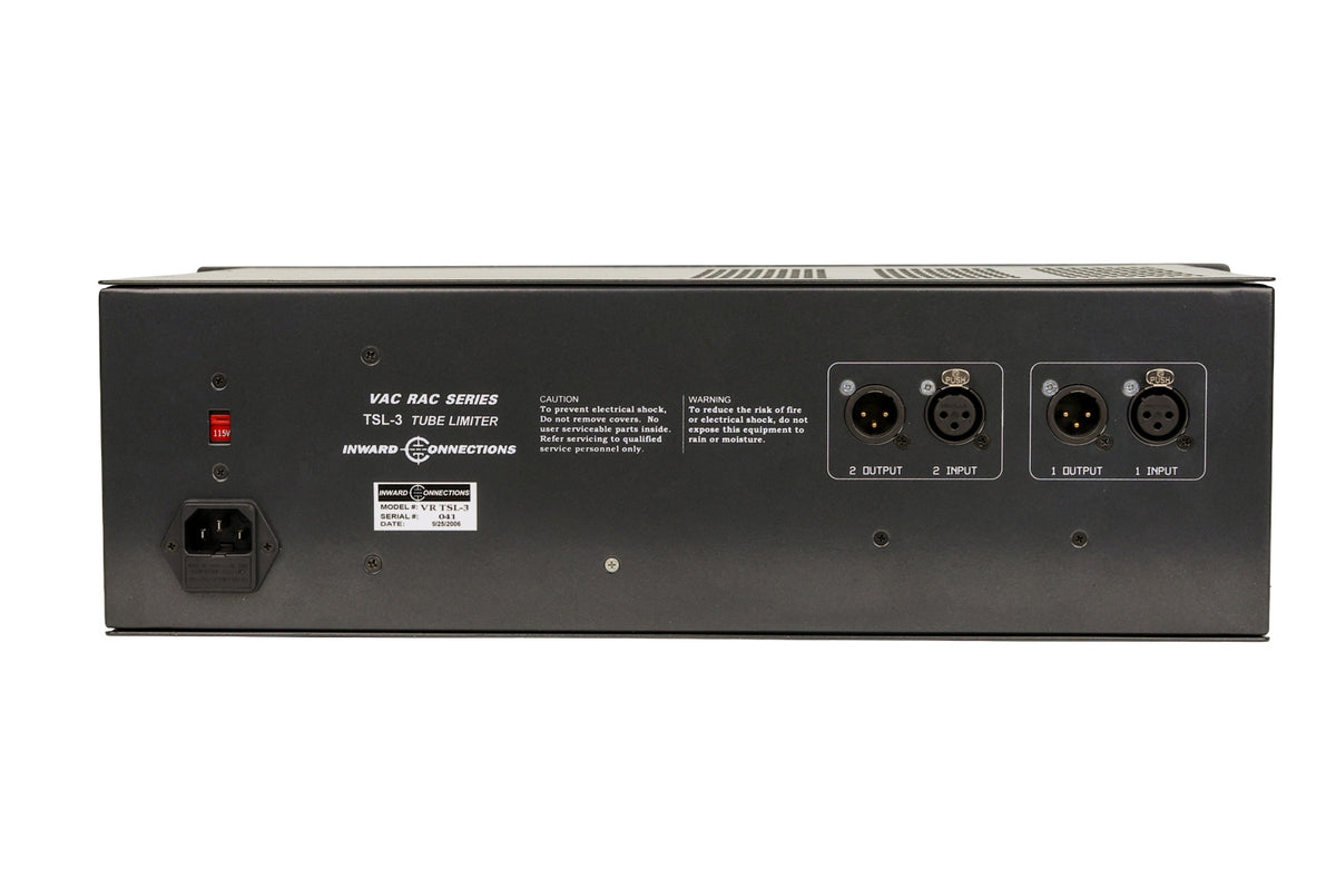 Inward Connections TSL-3 Vac Rac Dual-Channel Tube Limiter #041 (Used)