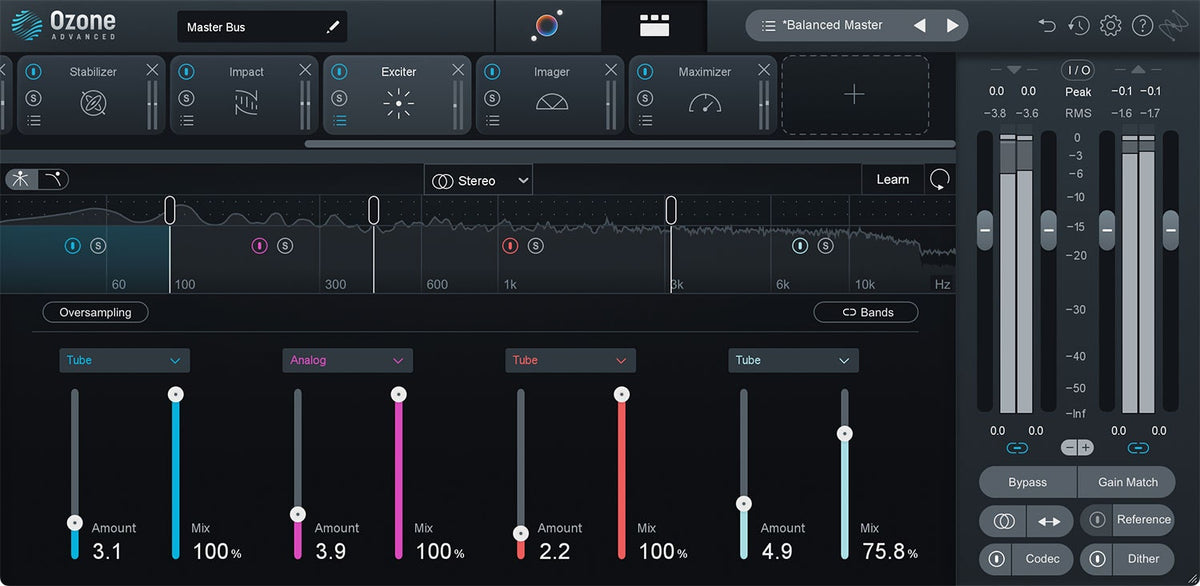 iZotope Ozone 10 Advanced Mastering Software Suite - Electronic Delivery