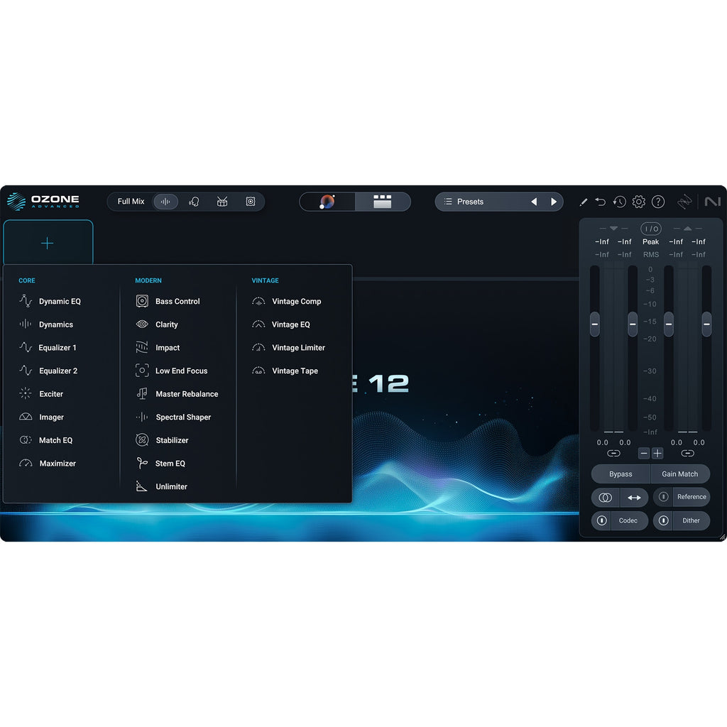 iZotope Ozone 12 Advanced Upgrade from Any Ozone Advanced - Electronic Delivery
