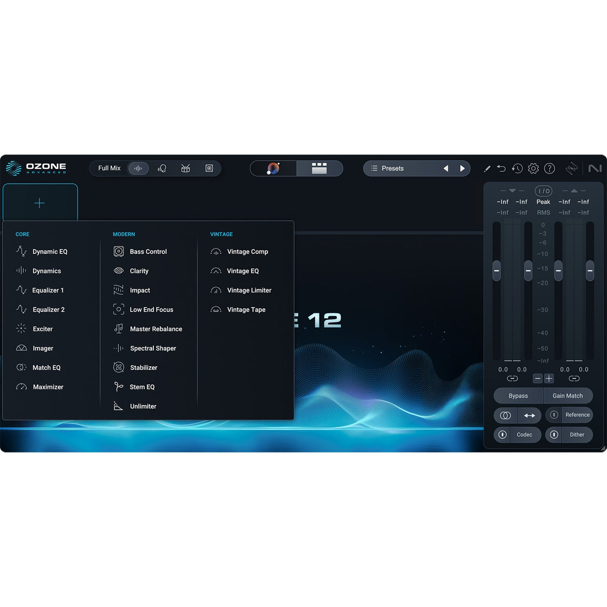 iZotope Ozone 12 Advanced Upgrade from Any Ozone Advanced - Electronic Delivery