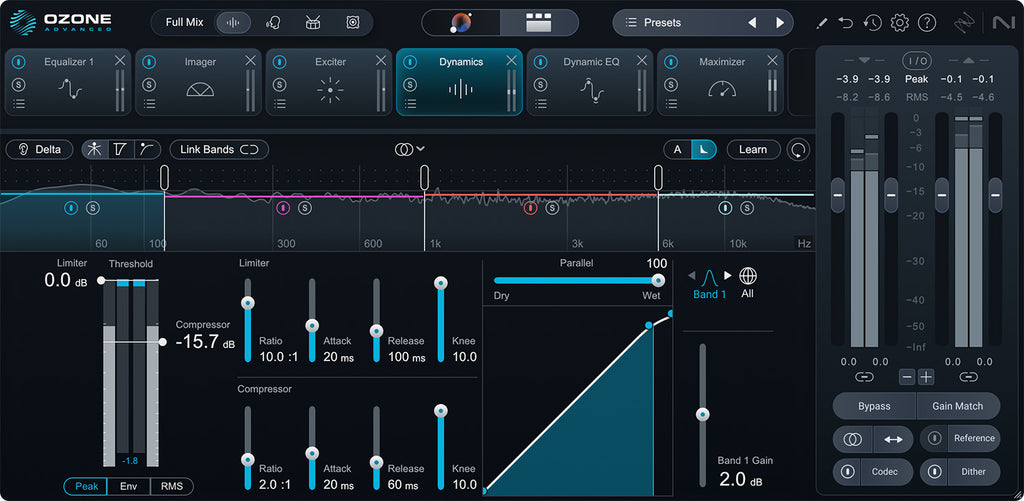iZotope Ozone 12 Advanced Upgrade from Any Ozone Advanced - Electronic Delivery