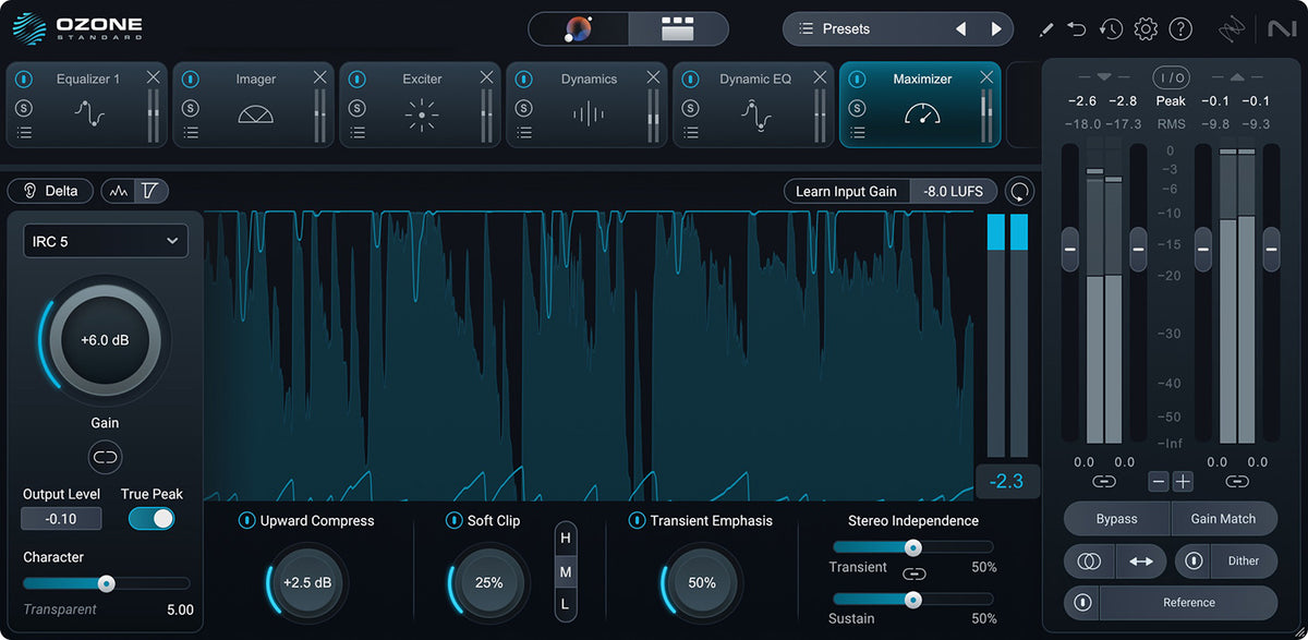 iZotope Ozone 12 Standard Upgrade from Any Ozone Standard - Electronic Delivery