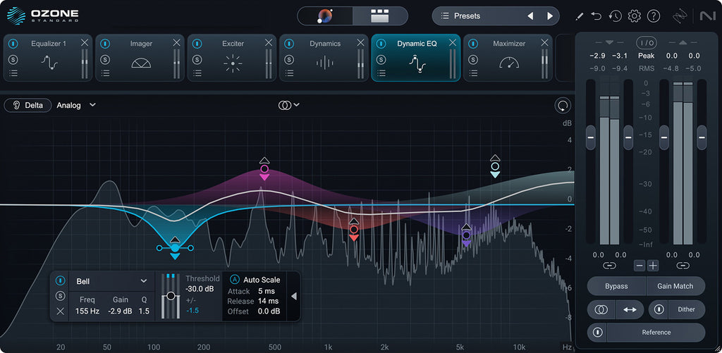 iZotope Ozone 12 Standard Mastering Software Suite - Electronic Delivery