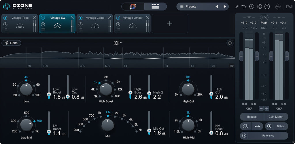iZotope Ozone 12 Standard Mastering Software Suite - Electronic Delivery