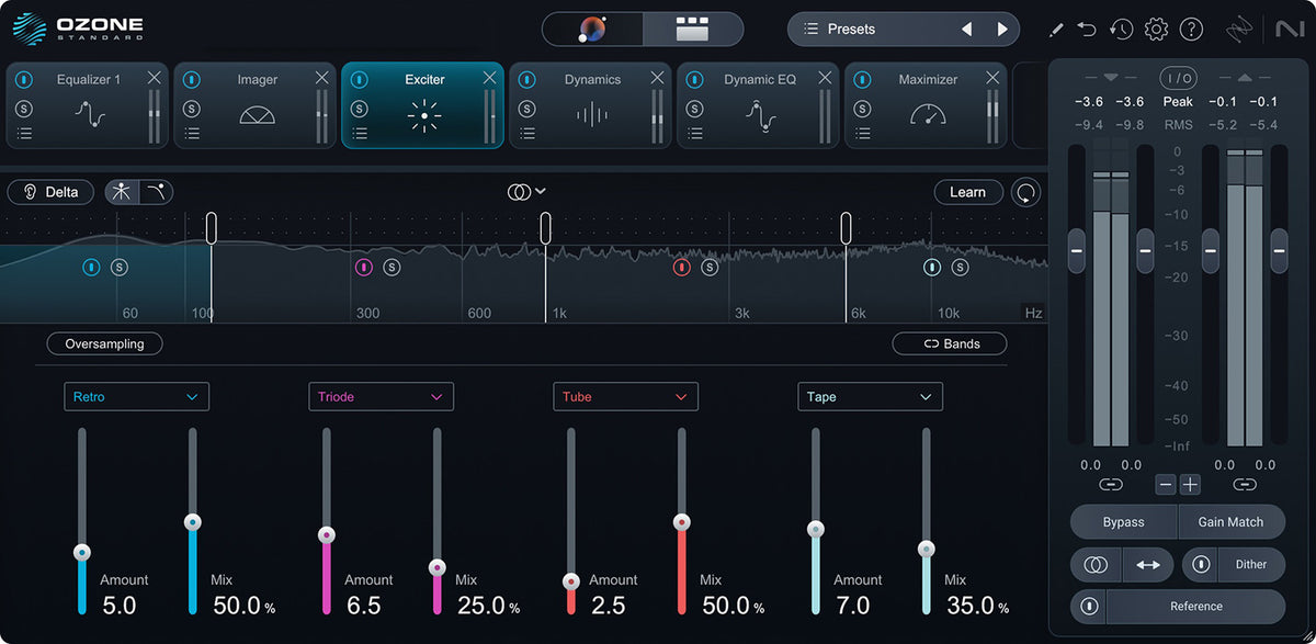 iZotope Ozone 12 Standard Mastering Software Suite - Electronic Delivery
