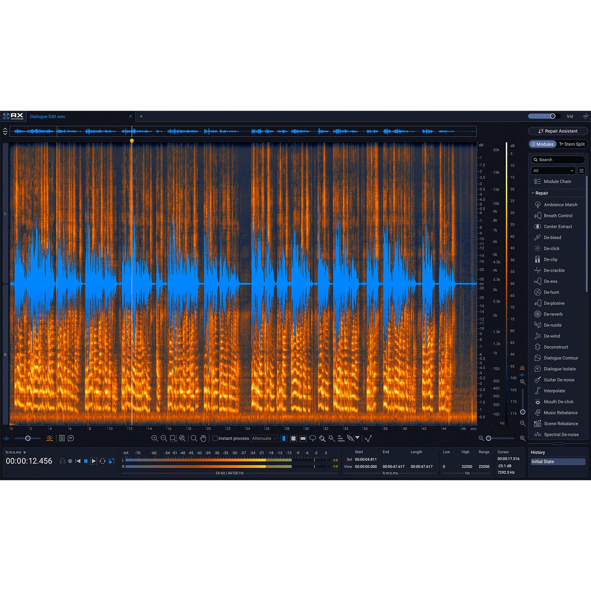 iZotope RX 12 Advanced Upgrade from RX 11 Advanced - Electronic Delivery
