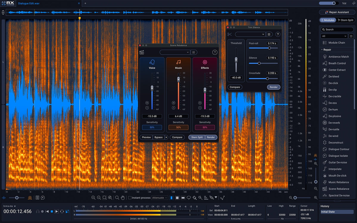 iZotope RX 12 Advanced Upgrade from RX 11 Advanced - Electronic Delivery
