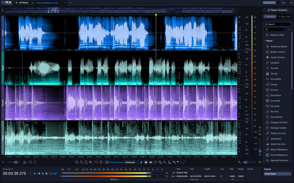 iZotope RX 12 Standard Audio Repair Tool - Electronic Delivery