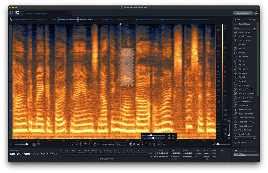 iZotope RX 10 Advanced Audio Repair Tool - Electronic Delivery