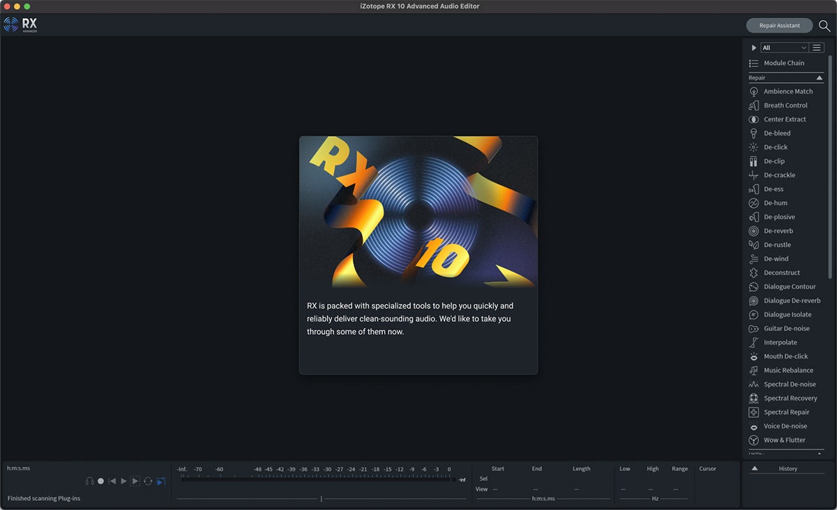 iZotope RX 10 Advanced Audio Repair Tool - Electronic Delivery