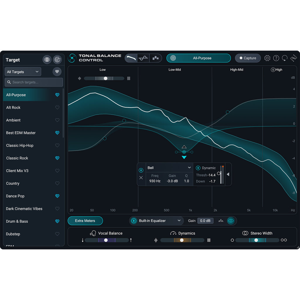 iZotope Tonal Balance Control 3 Master Reference Plug-in - Electronic Delivery