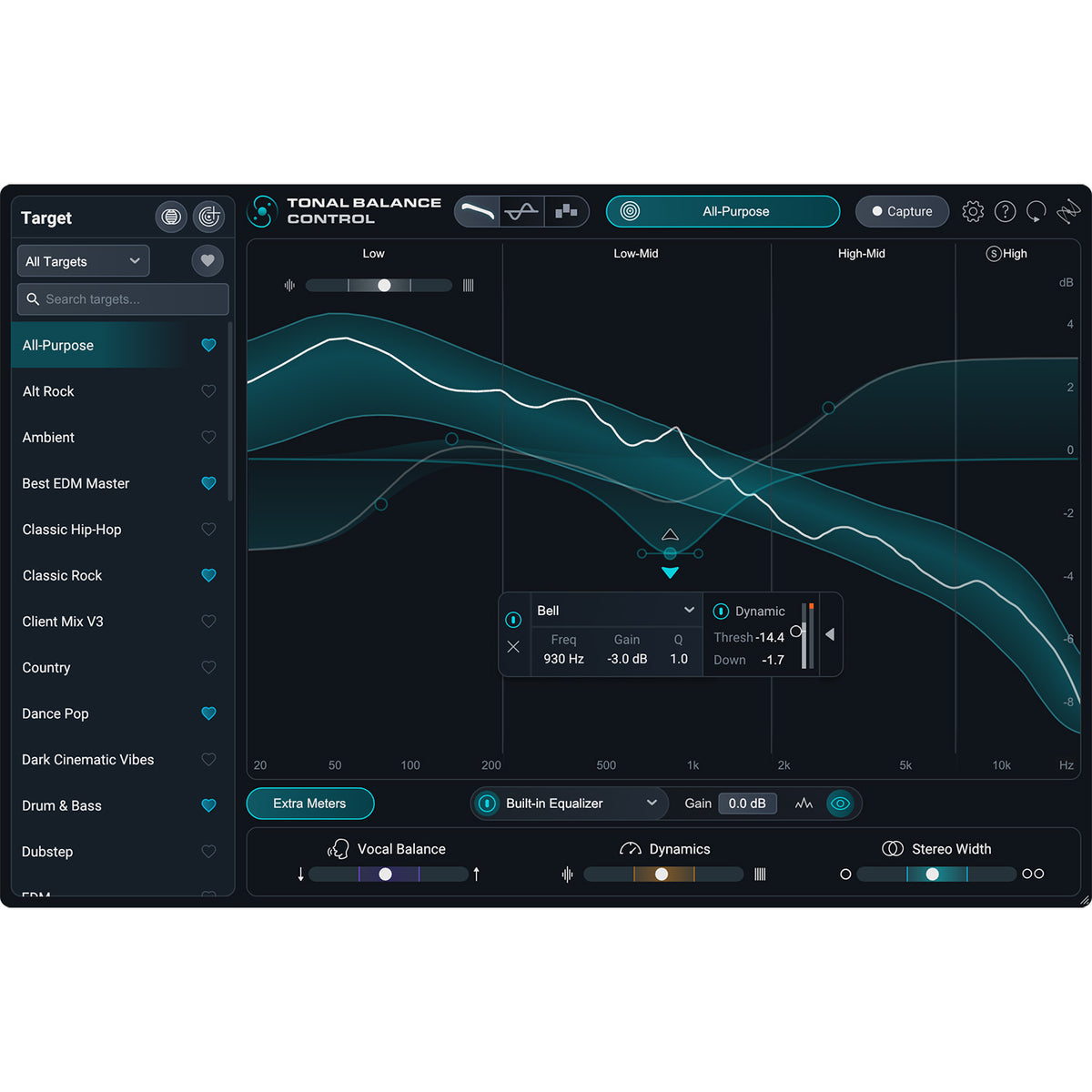 iZotope Tonal Balance Control 3 Master Reference Plug-in - Electronic Delivery