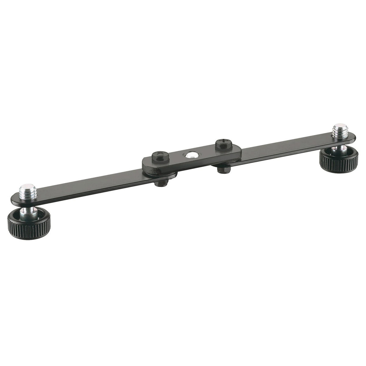 K&M 23510 Adjustable Stereo Microphone Bar - Black