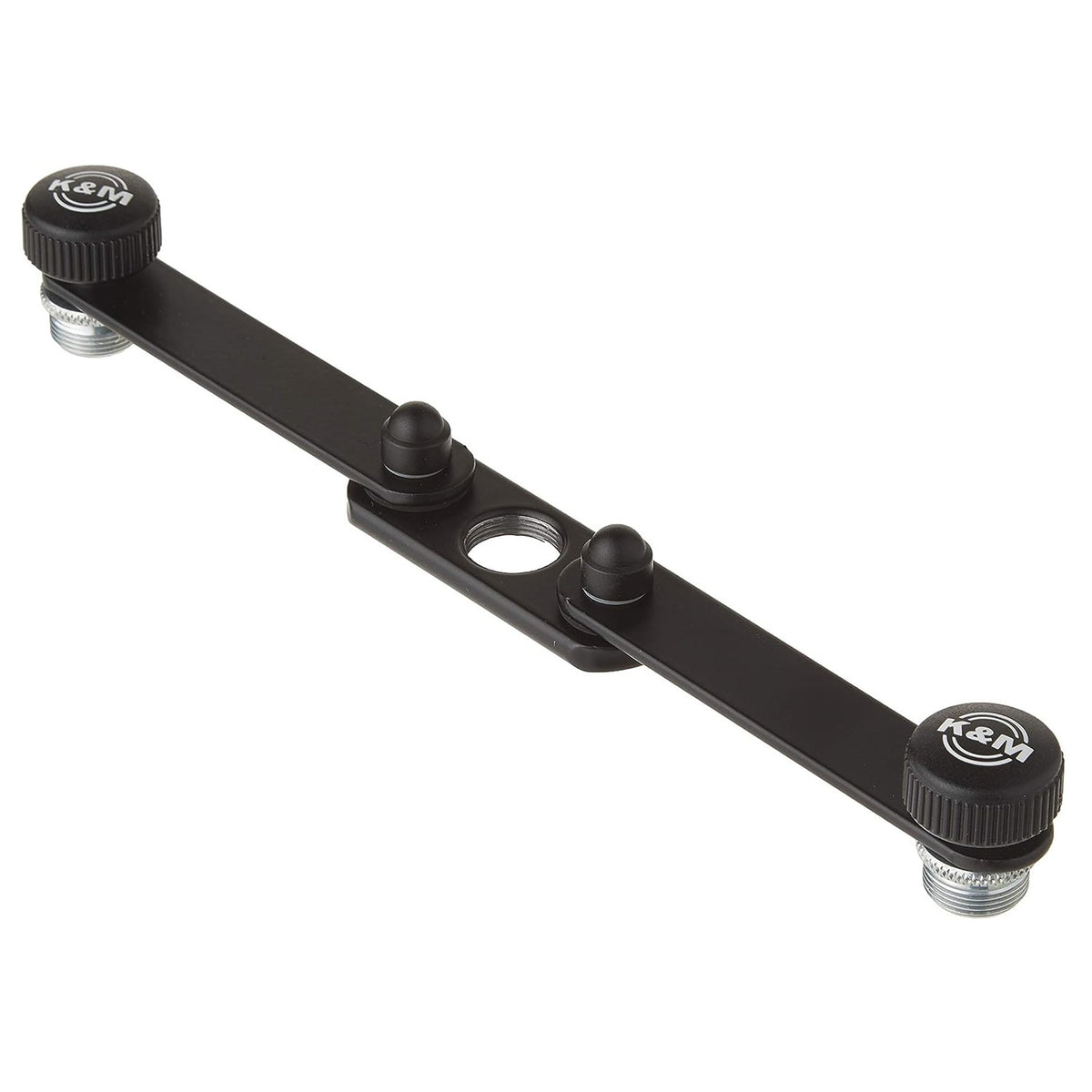 K&M 23510 Adjustable Stereo Microphone Bar - Black