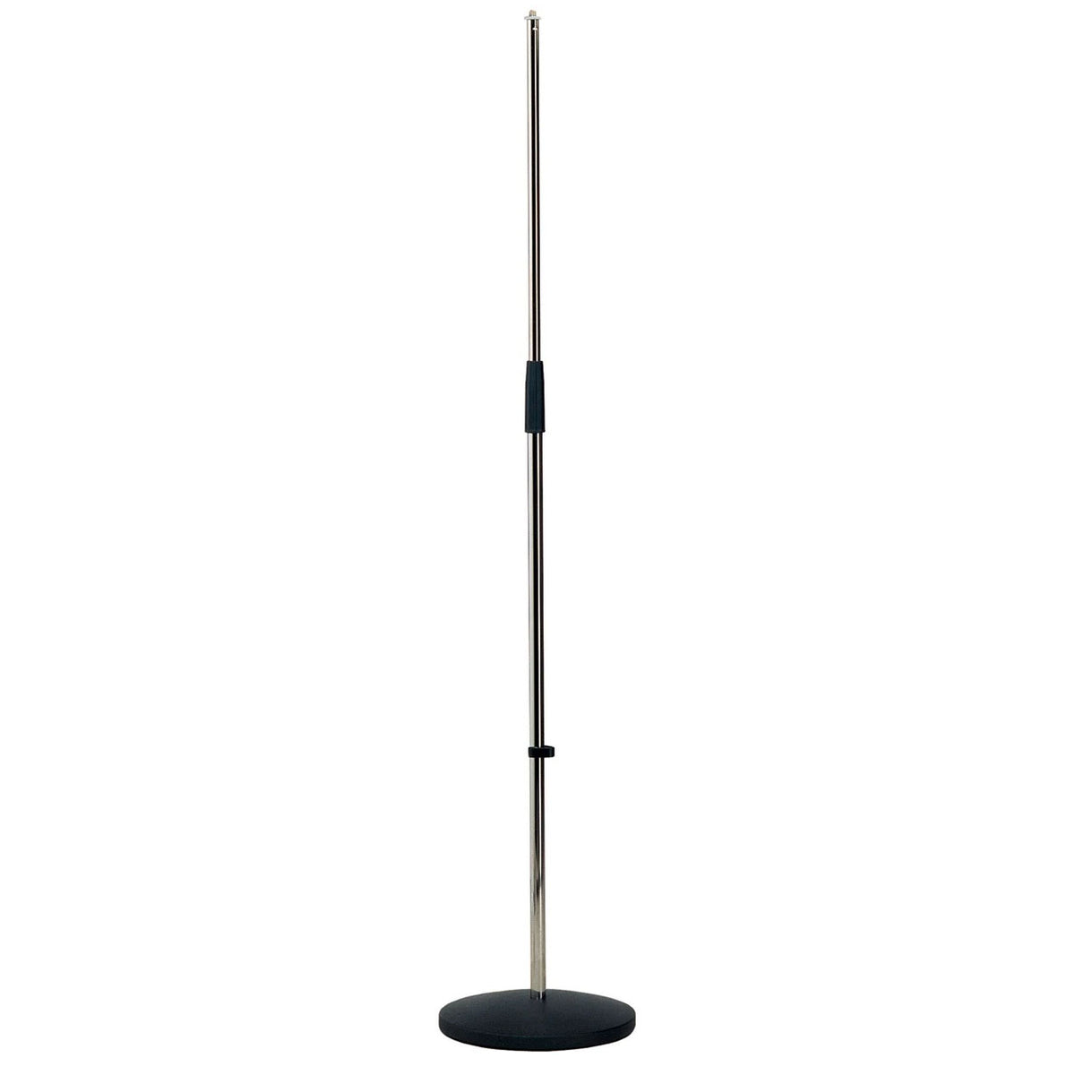 K&M 260/1 Round Base Microphone Stand - Nickel