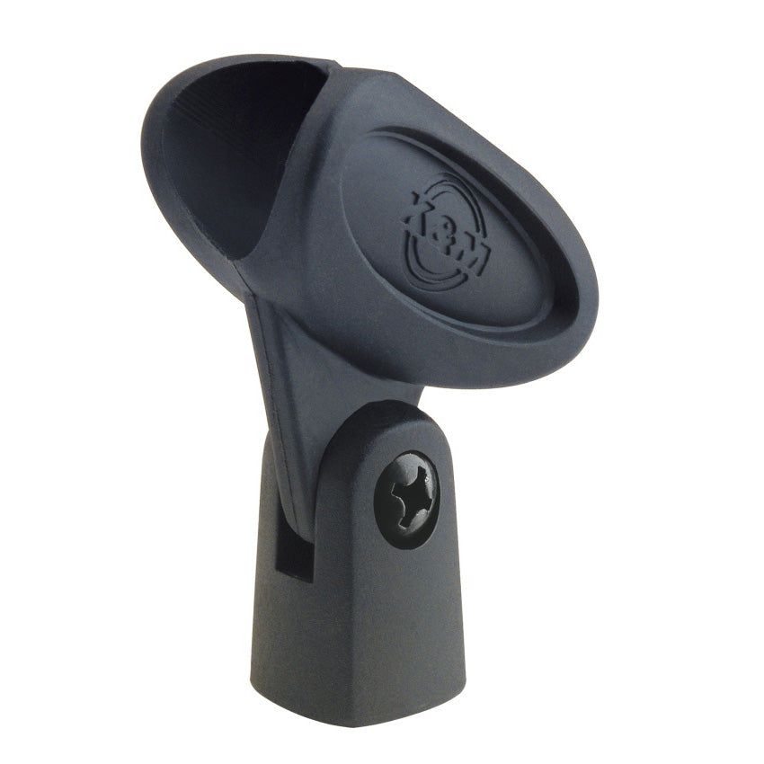 K&M 85035 Slip-In Tapered Microphone Clip - Black