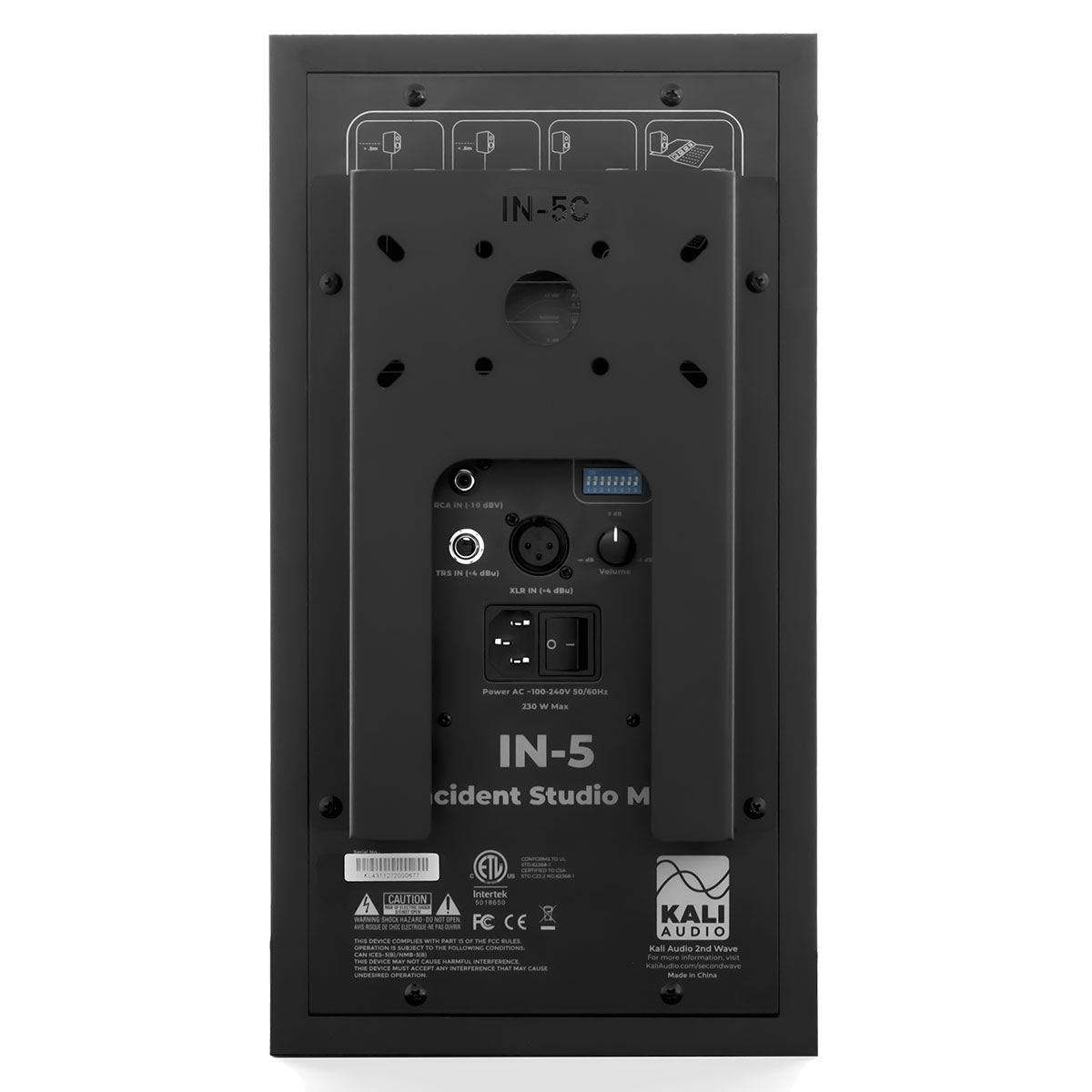 Kali Audio IN-5-C 5" 3-Way Powered Studio Monitor - Single, Ceiling-Mountable