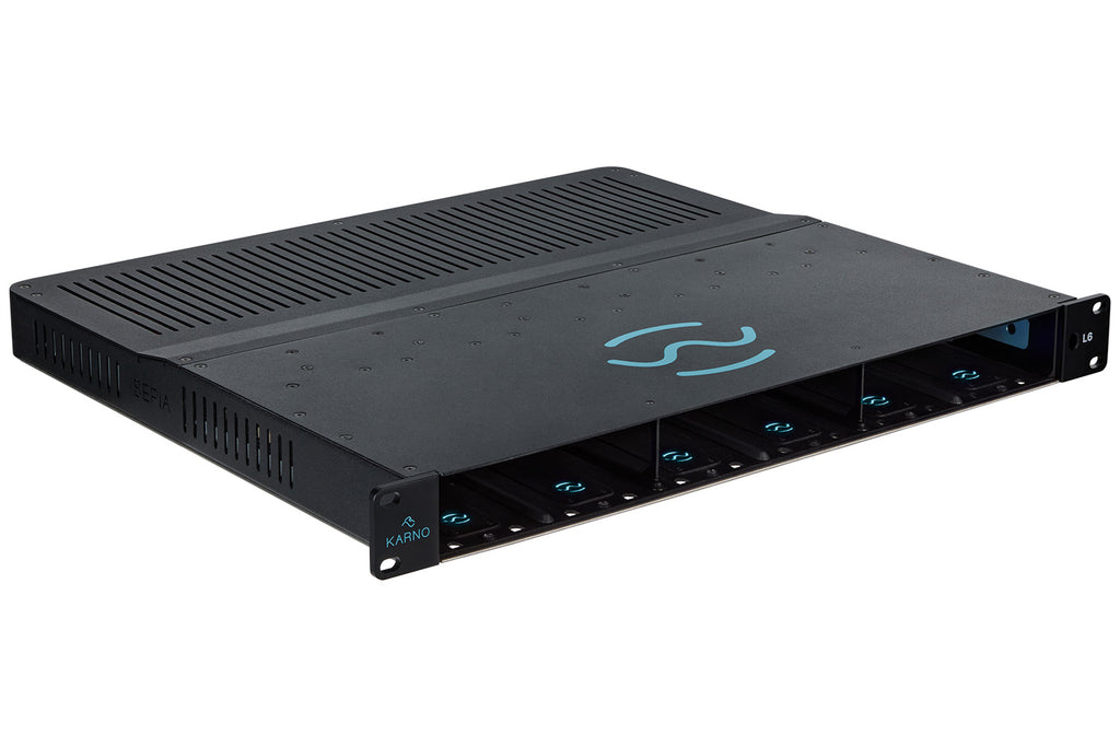 Karno L6 6-Slot Rack-Mount SEPIA Host with Assignable Analog Output Card