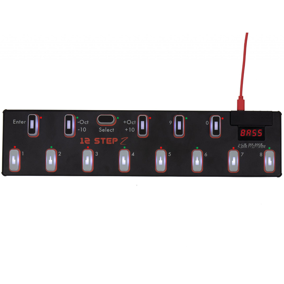 Keith McMillen Instruments 12 Step2 USB MIDI Bass Pedal Foot Controller