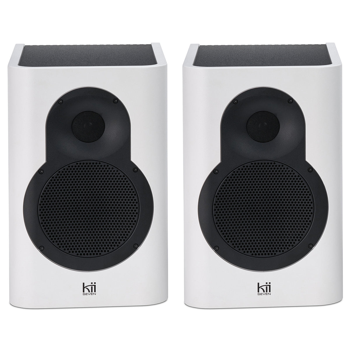 Kii SEVEN Compact DSP-Controlled Monitor - Fine Touch White, Stereo Pair