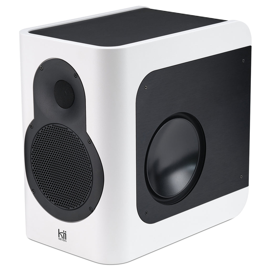 Kii SEVEN Compact DSP-Controlled Monitor - Fine Touch White, Stereo Pair with Kii Control (Demo Deal)