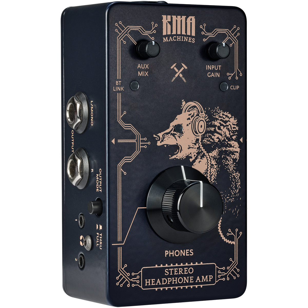 KMA Machines Stereo Headphone Amp Pedal