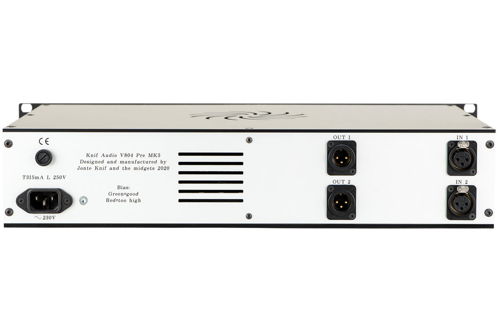 Knif V804 PRE 2-Channel Tube Microphone Preamp with DI