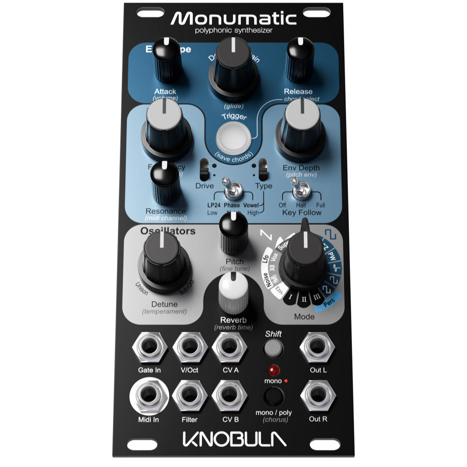 Knobula Monumatic Polyphonic Synthesizer Module