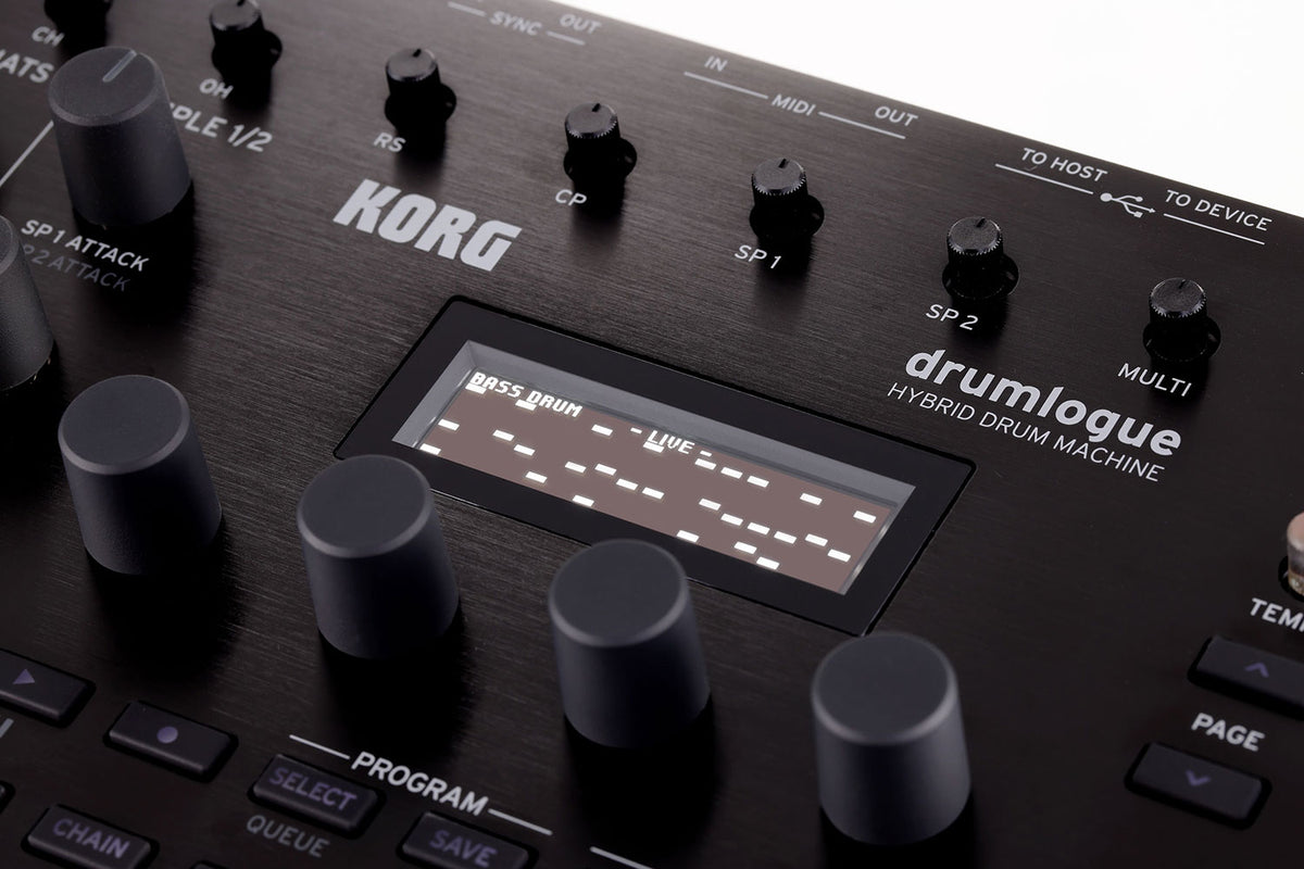 Korg drumlogue Hybrid Drum Machine