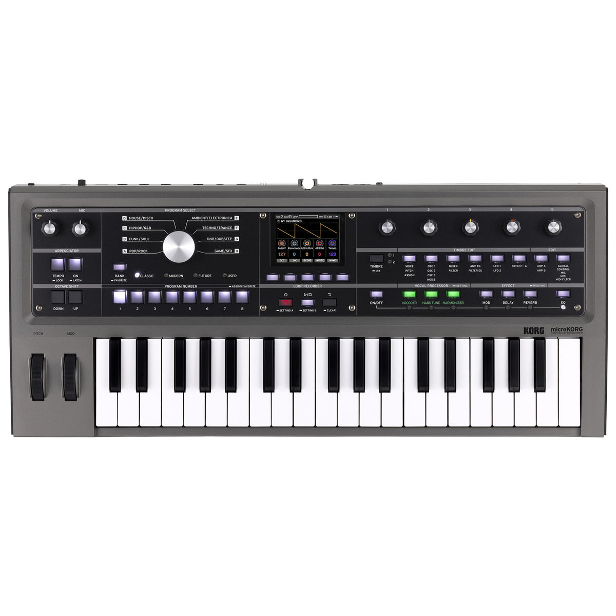 Korg microKORG 2 Keyboard Synthesizer and Vocoder (Demo Deal)