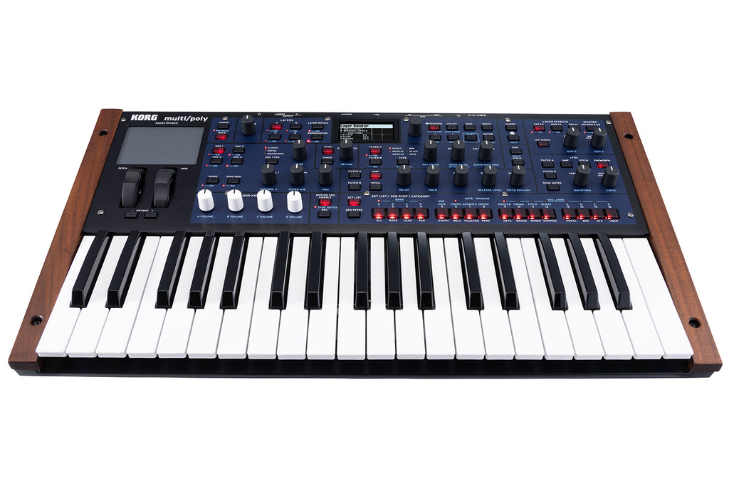 KORG multi/poly 37-Key Virtual Analog Modeling Synthesizer (Demo Deal)