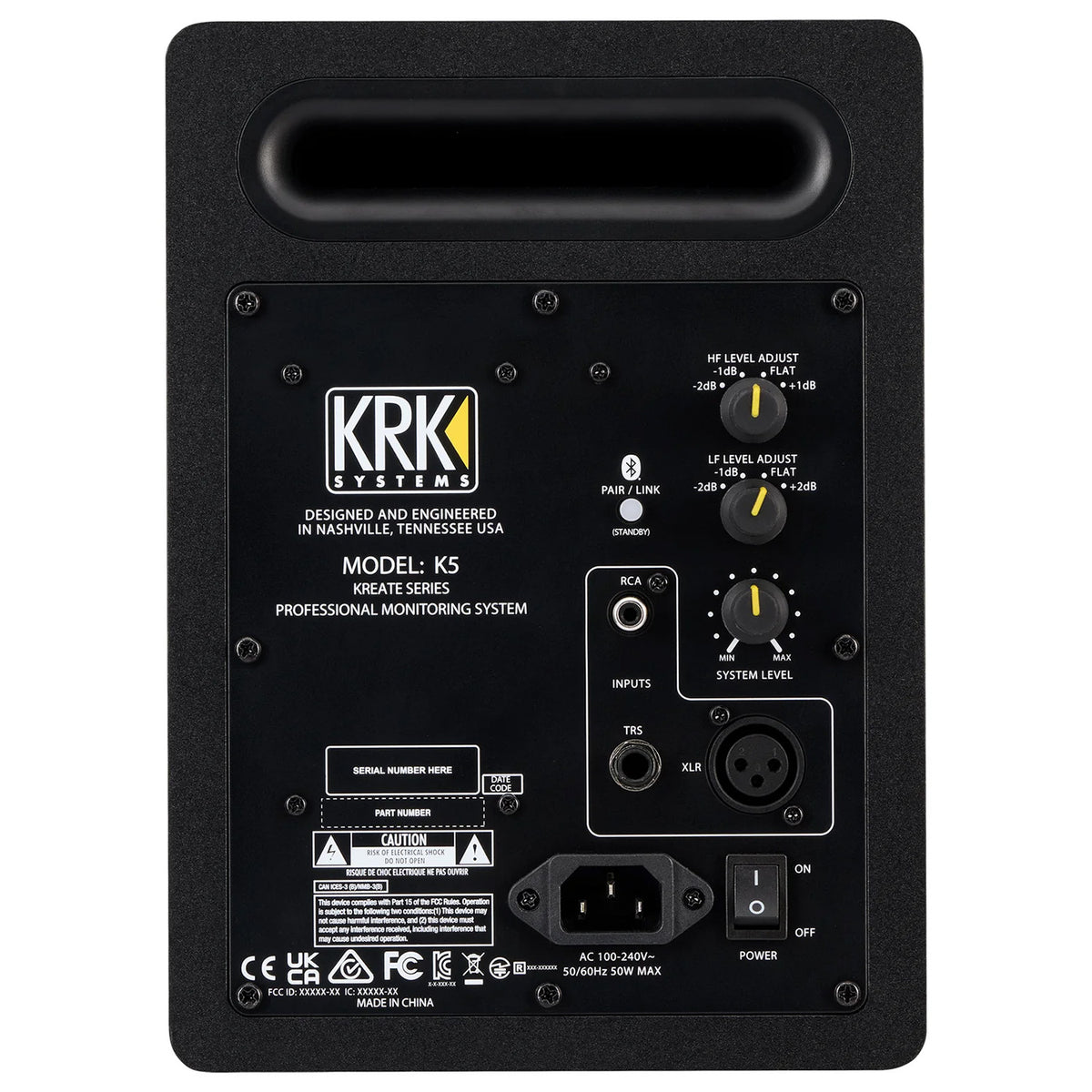 KRK Kreate 5 Active 2-Way Studio Monitor - Single
