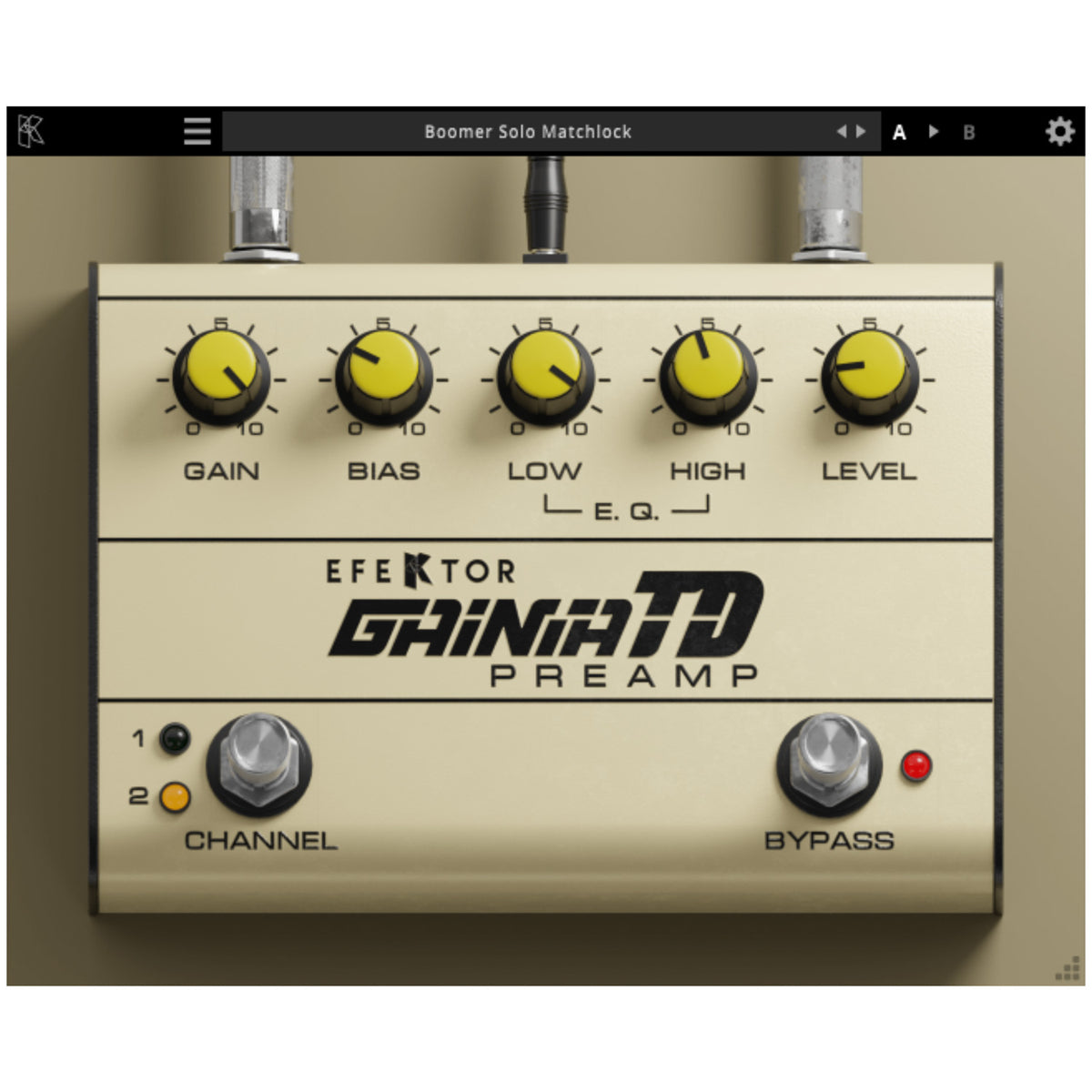 Kuassa Efektor Gainia TD Preamp Plug-in - Electronic Delivery